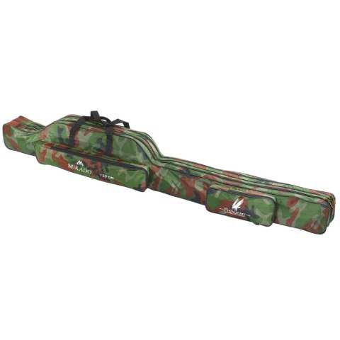 Pokrowiec Mikado 2 komorowy 120cm camo