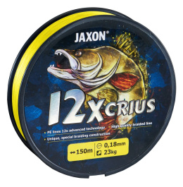 Plecionka Jaxon Crius 12X 0,14mm 150m 15kg Fluo