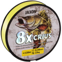 Plecionka Jaxon Crius 8X 0,16mm 150m 17kg żółta