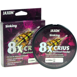 Plecionka Jaxon Crius 8X Method Feeder Sinking 0,16mm 150m 17kg zielona