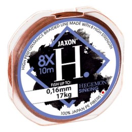 Plecionka Jaxon Hegemon 8X Sinking 0,16mm 10m 17kg