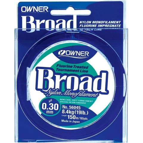 Żyłka Owner Broad Green 0,12mm 25m 1,5kg