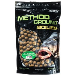 Kulki proteinowe Jaxon Method Ground Scopex-Ryba 16mm 1kg