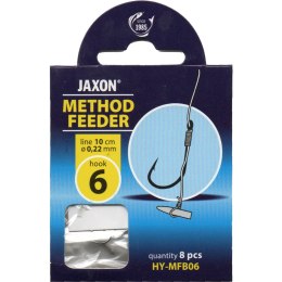 Przypon Jaxon Method Feeder MFB #6 0,22 10cm 8szt