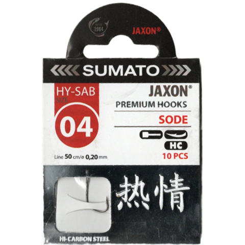 Przypon Jaxon Sumato SODE #4 0,2 czarne 10szt